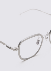 A SOCIETY ARBOR SILVER CRYSTAL 50 SUNGLASSES