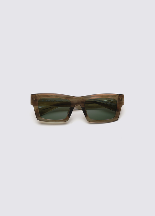 A SOCIETY AVIS BROWN 52 SUNGLASSES