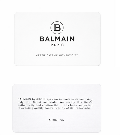 BALMAIN BPS187A PIERRE II GLD BLK 58 SUNGLASSES