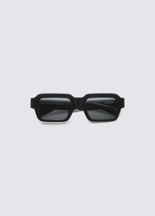 A SOCIETY BLAIR BLACK 52 SUNGLASSES