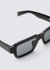 A SOCIETY BLAIR BLACK 52 SUNGLASSES