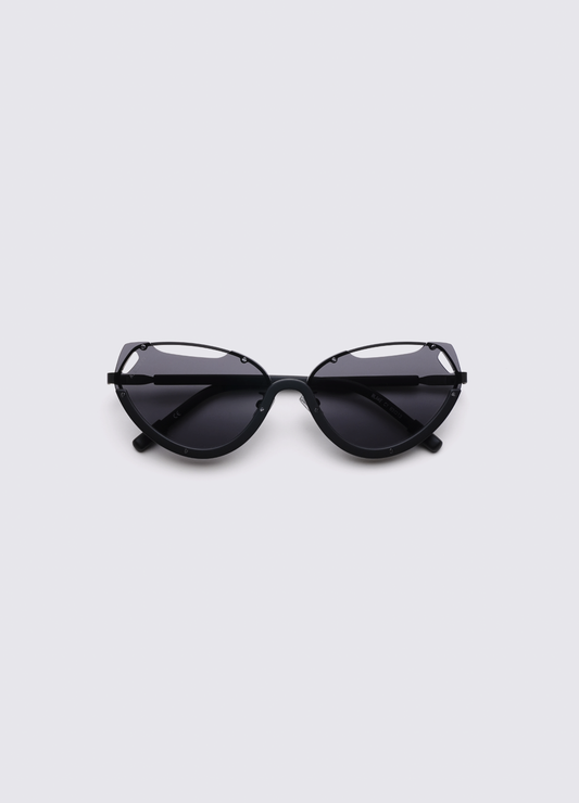 A SOCIETY BLAKE BLACK 63 SUNGLASSES