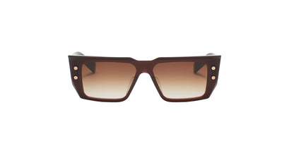 BALMAIN BPS128F B-VI BRN GLD 54 SUNGLASSES