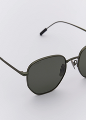 A SOCIETY CASEY GREEN 54 SUNGLASSES