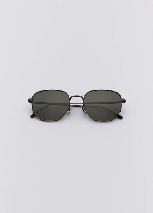 A SOCIETY CASEY GREEN 54 SUNGLASSES