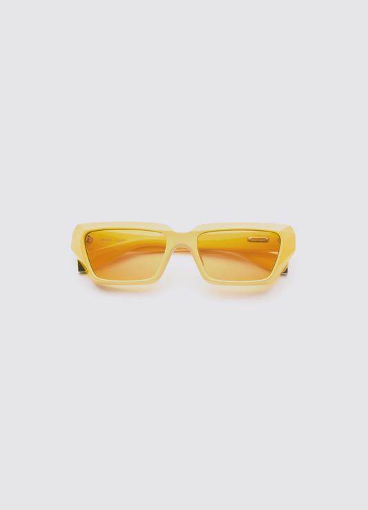 A SOCIETY CELESTE YELLOW 55 SUNGLASSES