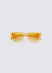 A SOCIETY CELESTE YELLOW 55 SUNGLASSES