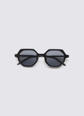 A SOCIETY CHARLIE CLIPON BLACK BLACK 49 SUNGLASSES