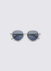 A SOCIETY COVE CLIPON BEIGE CRYSTAL 50 SUNGLASSES