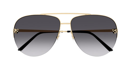 CARTIER CT0065S  001 0002 Nylon 60 140 Metal SUNGLASSES