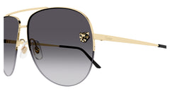 CARTIER CT0065S  001 0002 Nylon 60 140 Metal SUNGLASSES