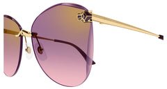 CARTIER CT0398S  003 0009 Rimless 62 140 Metal SUNGLASSES