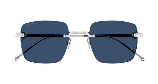 CARTIER CT0403S  001 0005 Rimless 52 145 Titanium SUNGLASSES