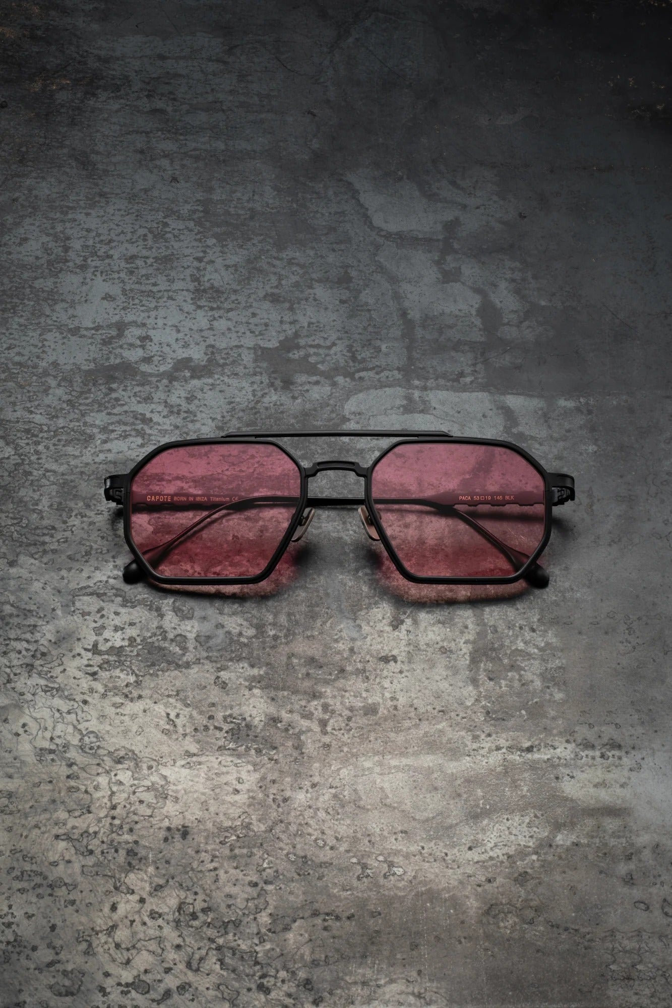 CAPOTE PACA BLK PINK 53 SUNGLASSES