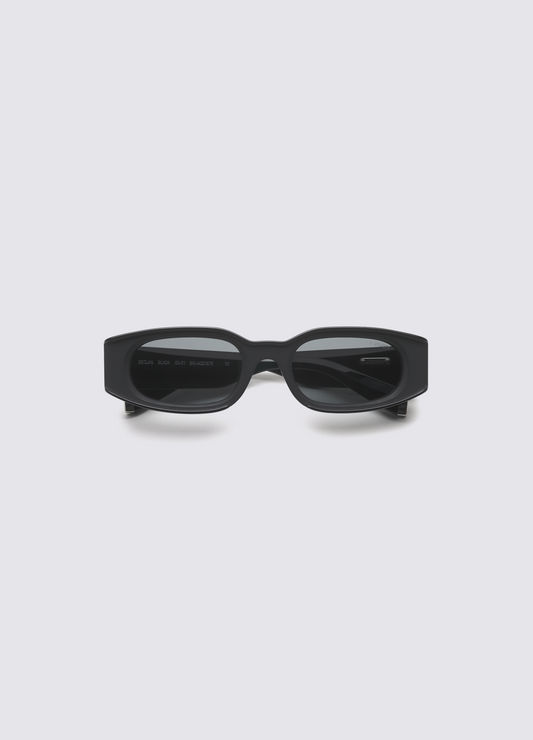 A SOCIETY DECLAN BLACK 53 SUNGLASSES