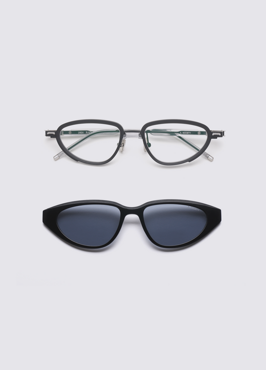 A SOCIETY DREW CLIPON BLACK BLACK 51 SUNGLASSES