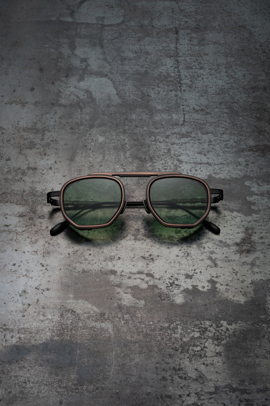 CAPOTE CC213 BBRZ GREEN 47 SUNGLASSES