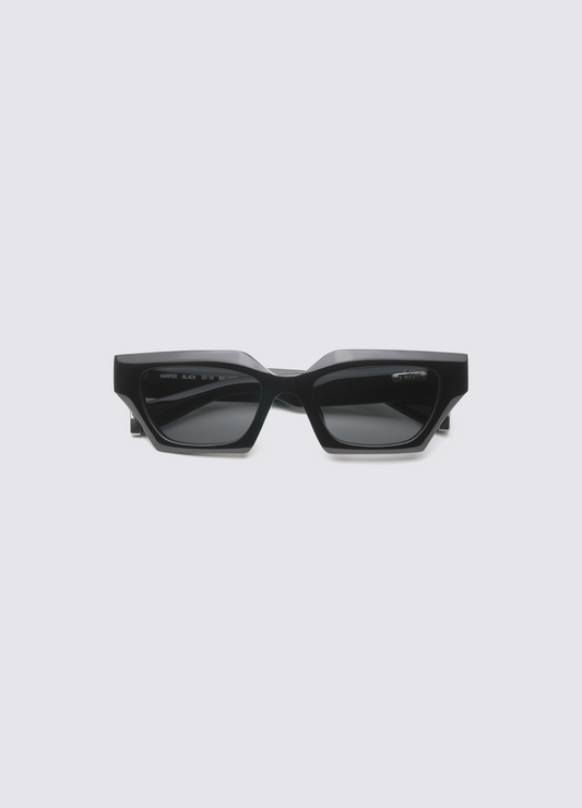 A SOCIETY HARPER BLACK 52 SUNGLASSES