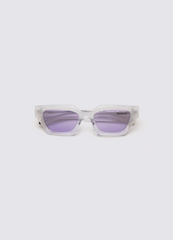 A SOCIETY HARPER WHITE 52 SUNGLASSES