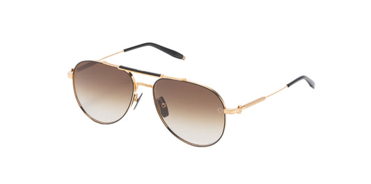 AKONI AKS202A GLD BLK 59 SUNGLASSES