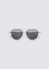 A SOCIETY JETT CLIPON GOLD CRYSTAL 51 SUNGLASSES