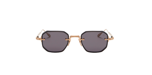 AKONI AKS307A GLD BLK 47 SUNGLASSES