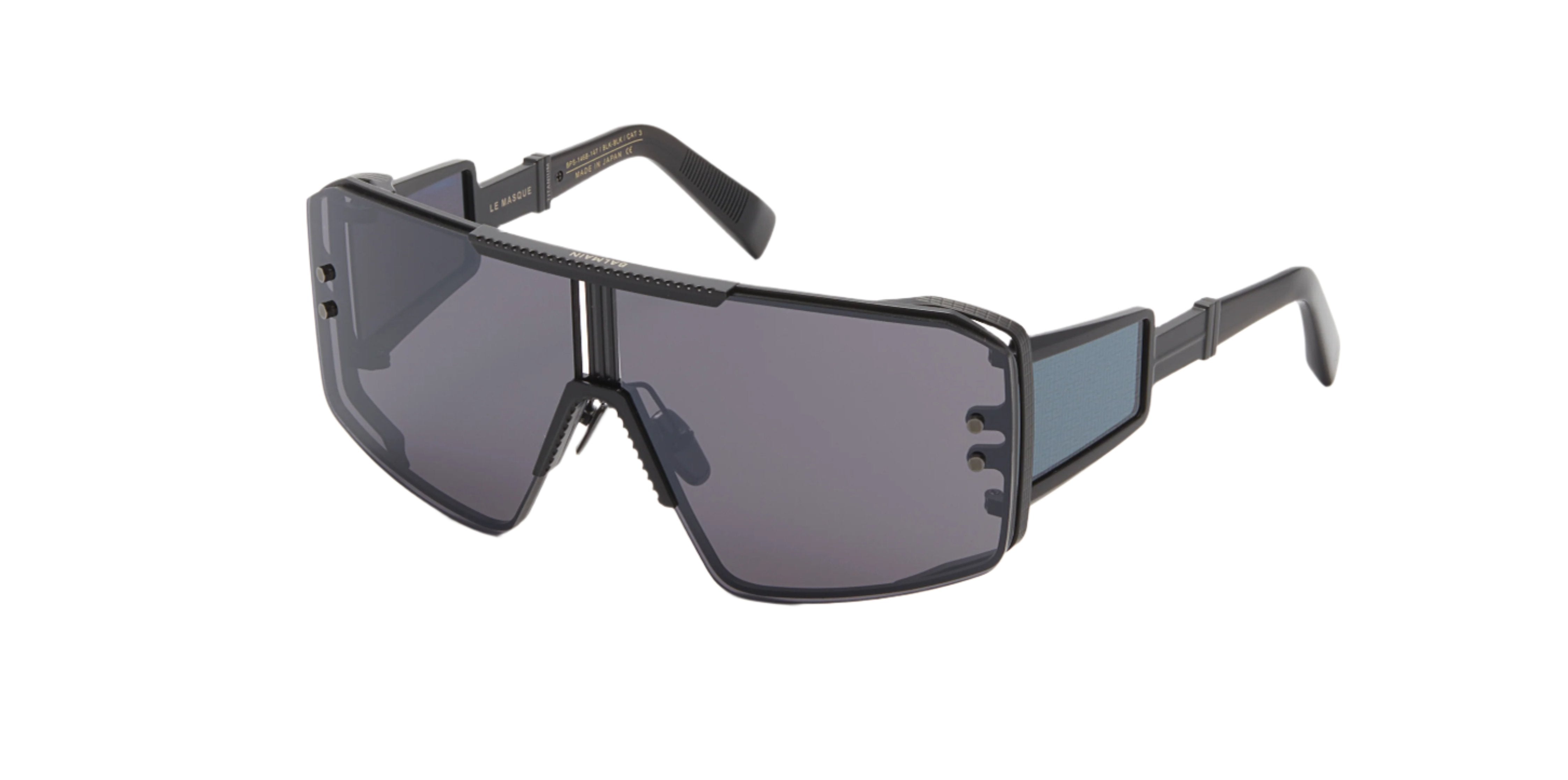 BALMAIN BPS146B LE MASQUE BLK BLK 147 SUNGLASSES