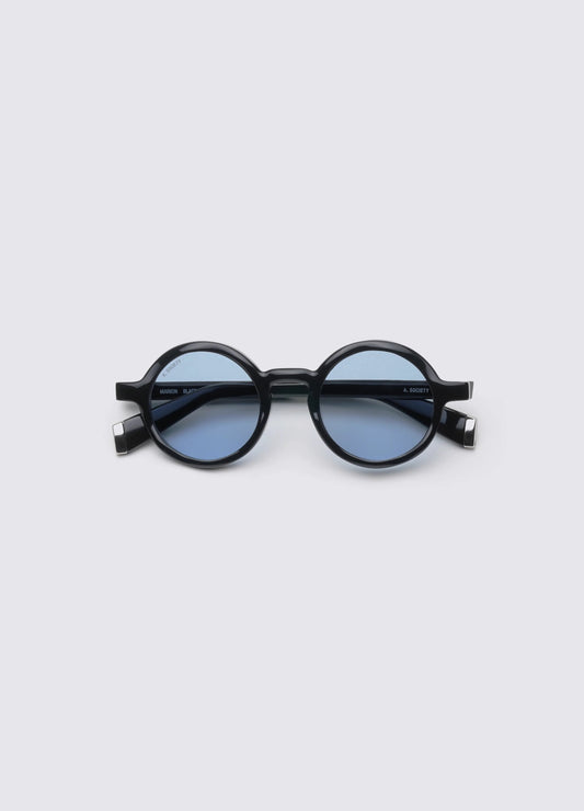 A SOCIETY MARION BLACK 46 SUNGLASSES