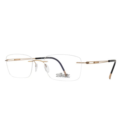 SILHOUETTE 5521  AV 7530  Rimless 53 150 Titanium FRAME