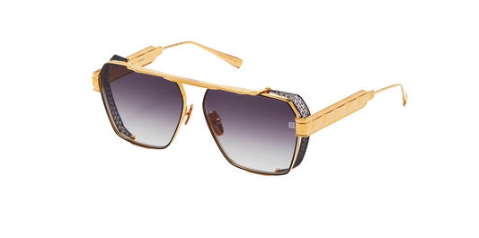 BALMAIN PARIS BPS155A GLD 61 SUNGLASSES