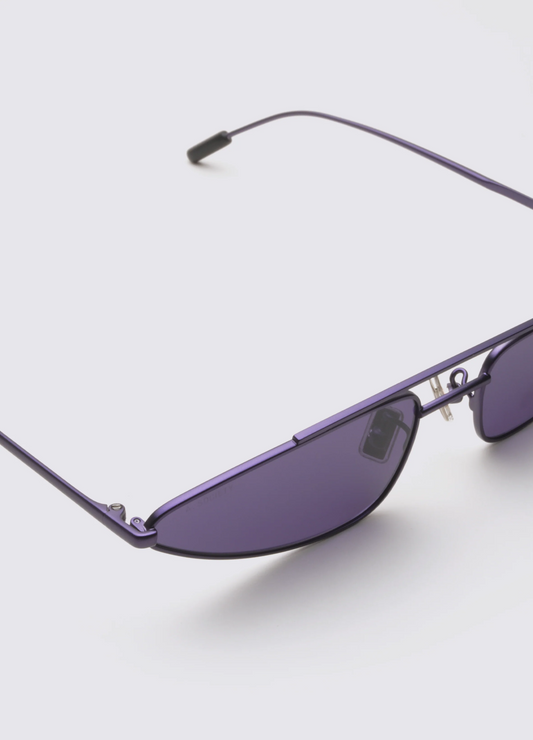 A SOCIETY RUMI PURPLE 61 SUNGLASSES