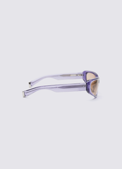 A SOCIETY SAWYER PURPLE 62 SUNGLASSES