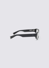 A SOCIETY SCOUT BLACK CLEAR 58 SUNGLASSES