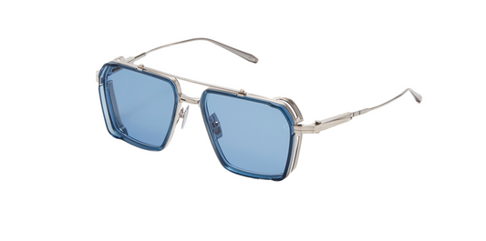 AKONI AKS510D SLV BLU 58 SUNGLASSES