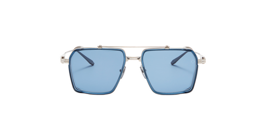 AKONI AKS510D SLV BLU 58 SUNGLASSES