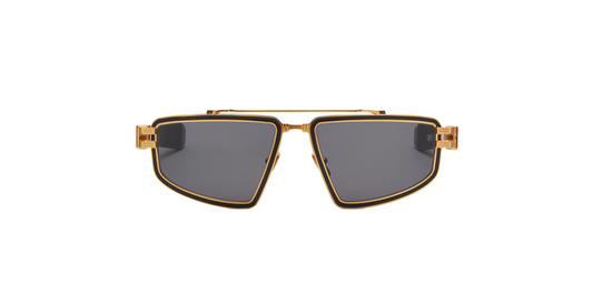 BALMAIN PARIS BPS139A GLD BLK 59 SUNGLASSES