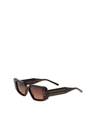 VALENTINO VLS108A BLK GLD 53 SUNGLASSES