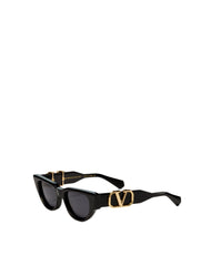 VALENTINO VLS103A BLK GLD 50 SUNGLASSES