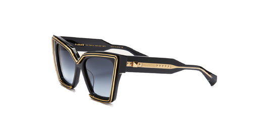 VALENTINO VLS126A BLK GLD 54 SUNGLASSES