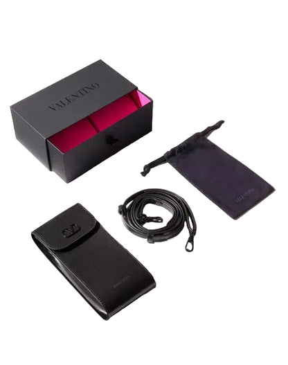 VALENTINO VLS118C V-GLASSLINER GLD POW 55 SUNGLASSES