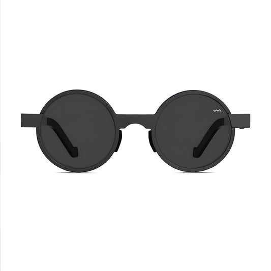 VAVA WL0016 WHITE LABEL BLACK 0002 Full 48 140 Composite Plastic + Metal SUNGLASSES