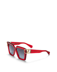 VALENTINO VLS107D RED GLD 55 SUNGLASSES