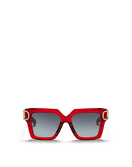 VALENTINO VLS107D RED GLD 55 SUNGLASSES