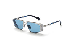 BALMAIN PARIS BPS142F SLV BLU 56 SUNGLASSES