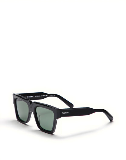 VALENTINO VLS162A V-GOLD I BLK BLK 51 SUNGLASSES