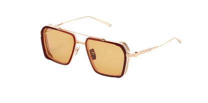 AKONI AKS510C GLD BRN 58 SUNGLASSES