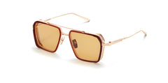 AKONI AKS510C GLD BRN 58 SUNGLASSES