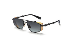 BALMAIN PARIS BPS142E BLK GLD 56 SUNGLASSES