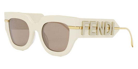 FENDI FE40097I  25E 0008 Full 51 140 Composite Plastic + Metal SUNGLASSES