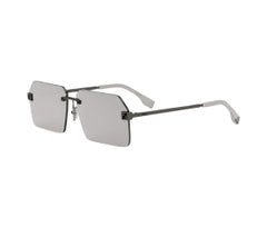 FENDI FE40043U  14C 0002 Rimless 59 145 Metal SUNGLASSES